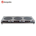 Cooktop elétrico com queimador triplo